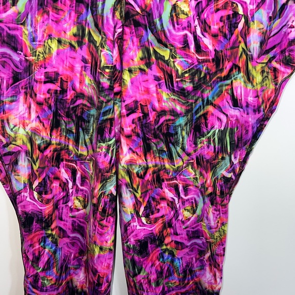 Lululemon Base Pace High-Rise Tight leggings - Hyper Flow Pink Multi size 18 - Picture 5 of 14